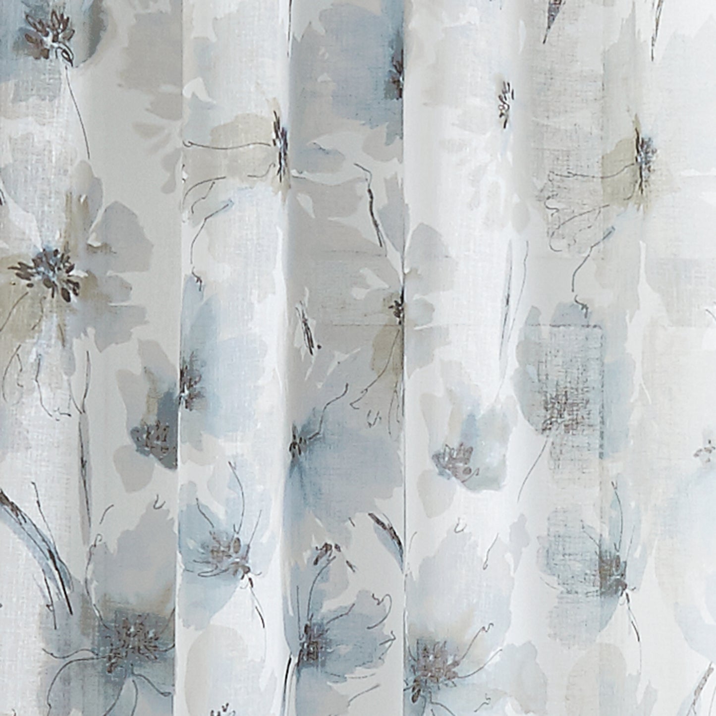 DKNY Modern Bloom Window Curtain Panel Linen