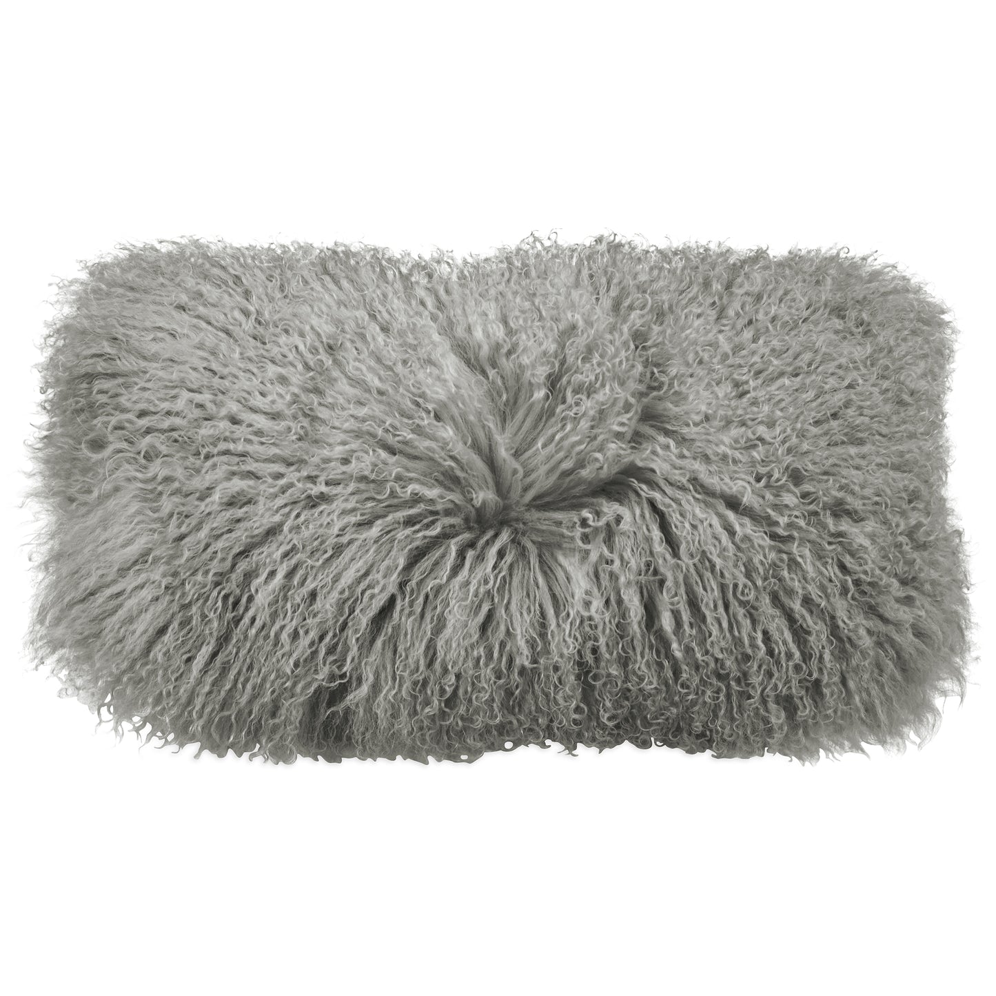 Donna Karan Collection Flokati Decorative Pillow Grey