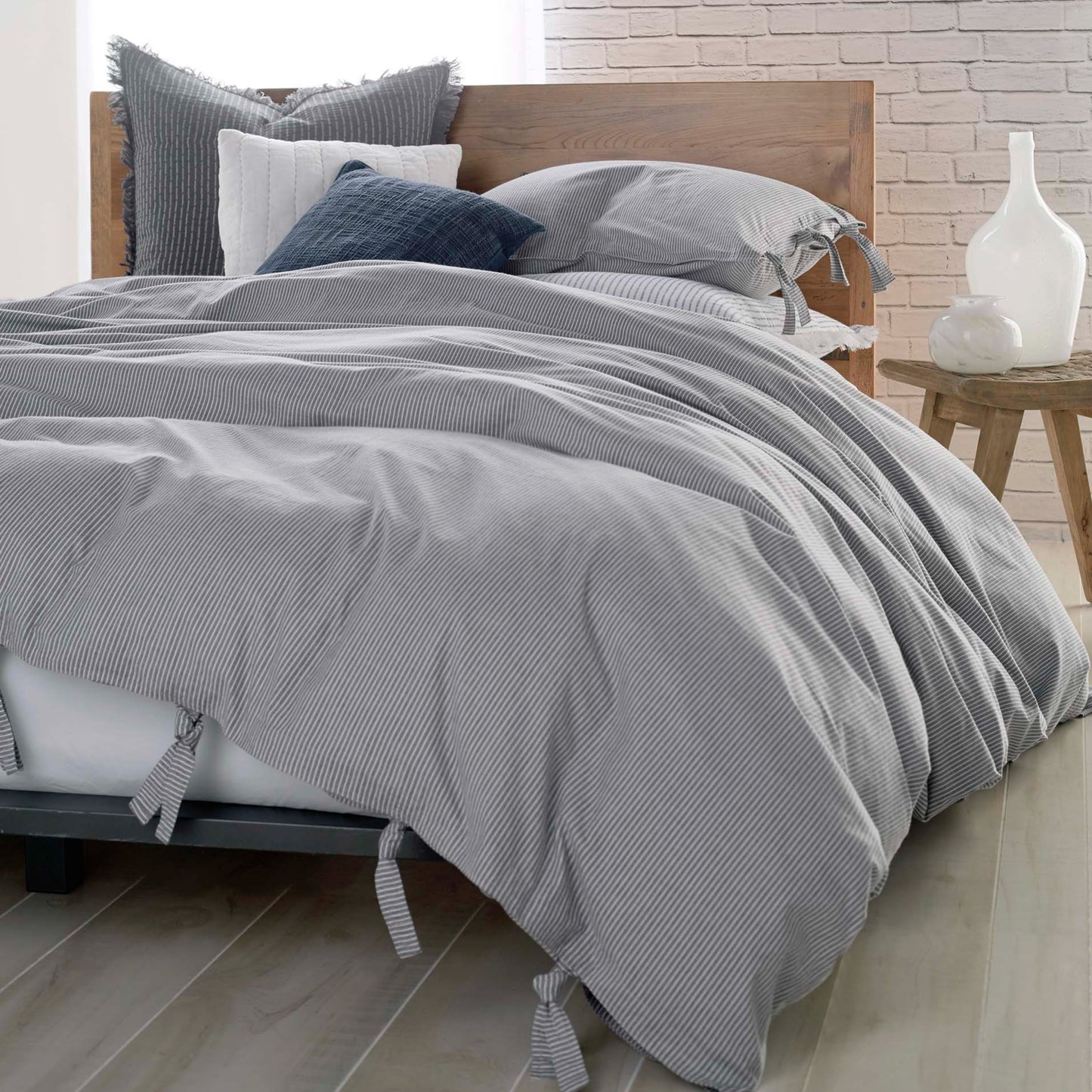 DKNY PURE Stripe Duvet Collection