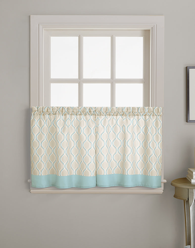 Curtainworks Morocco Tier Aqua