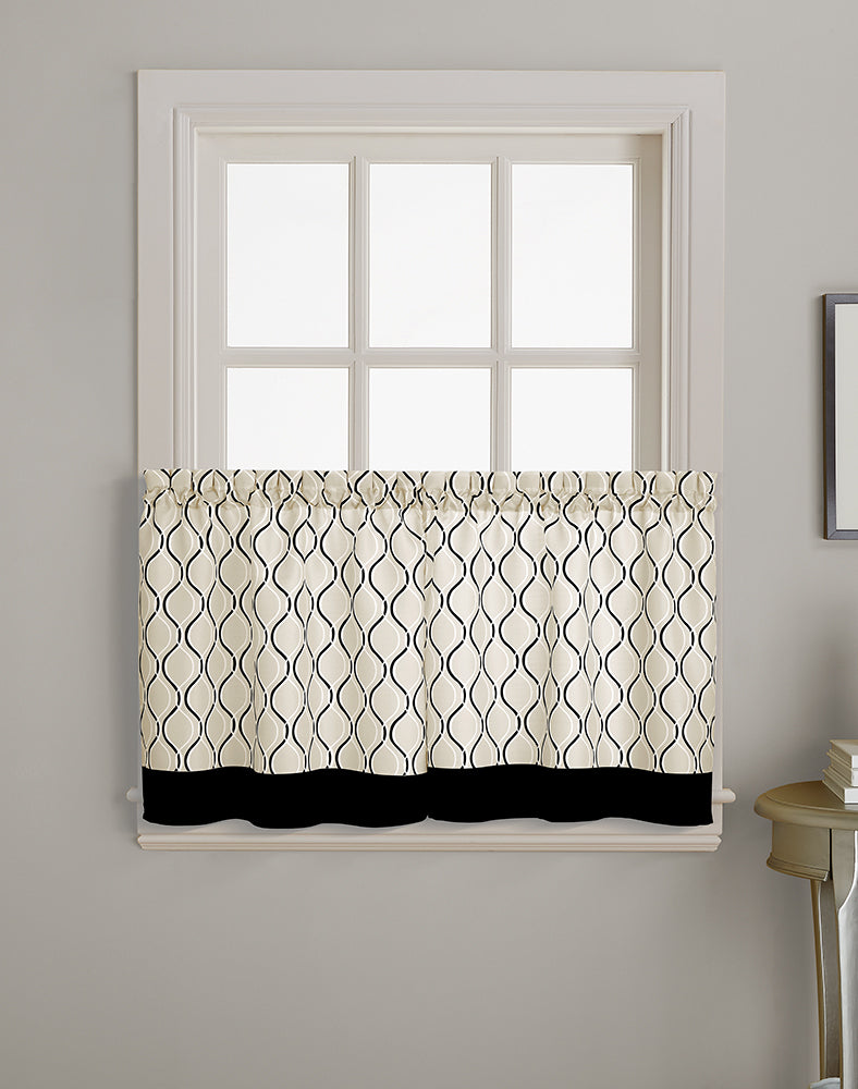 Curtainworks Morocco Tier Black