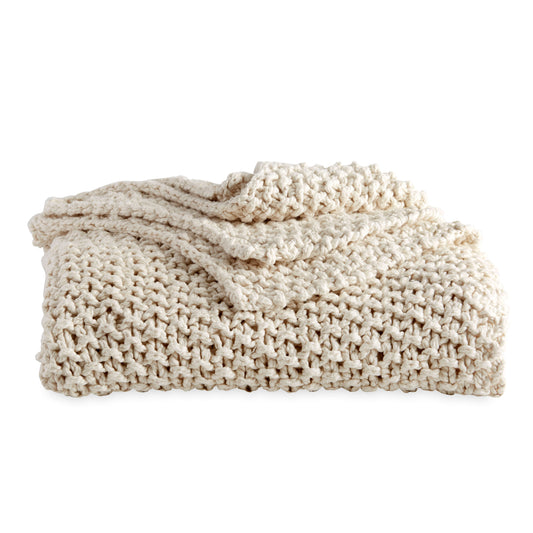 Pure Chunky Knit Throw