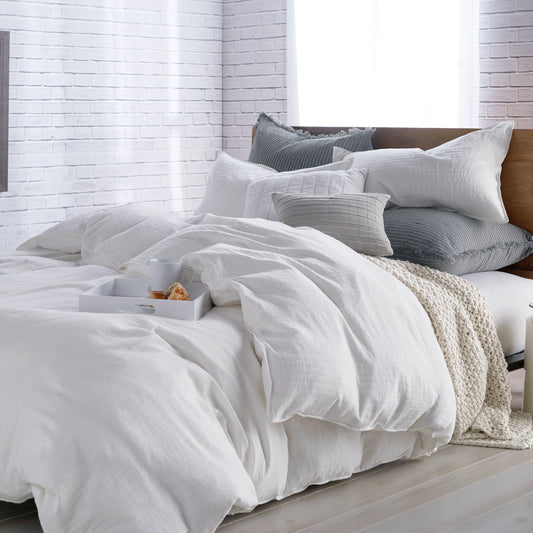 DKNY PURE Quilted Voile Decorative Pillow