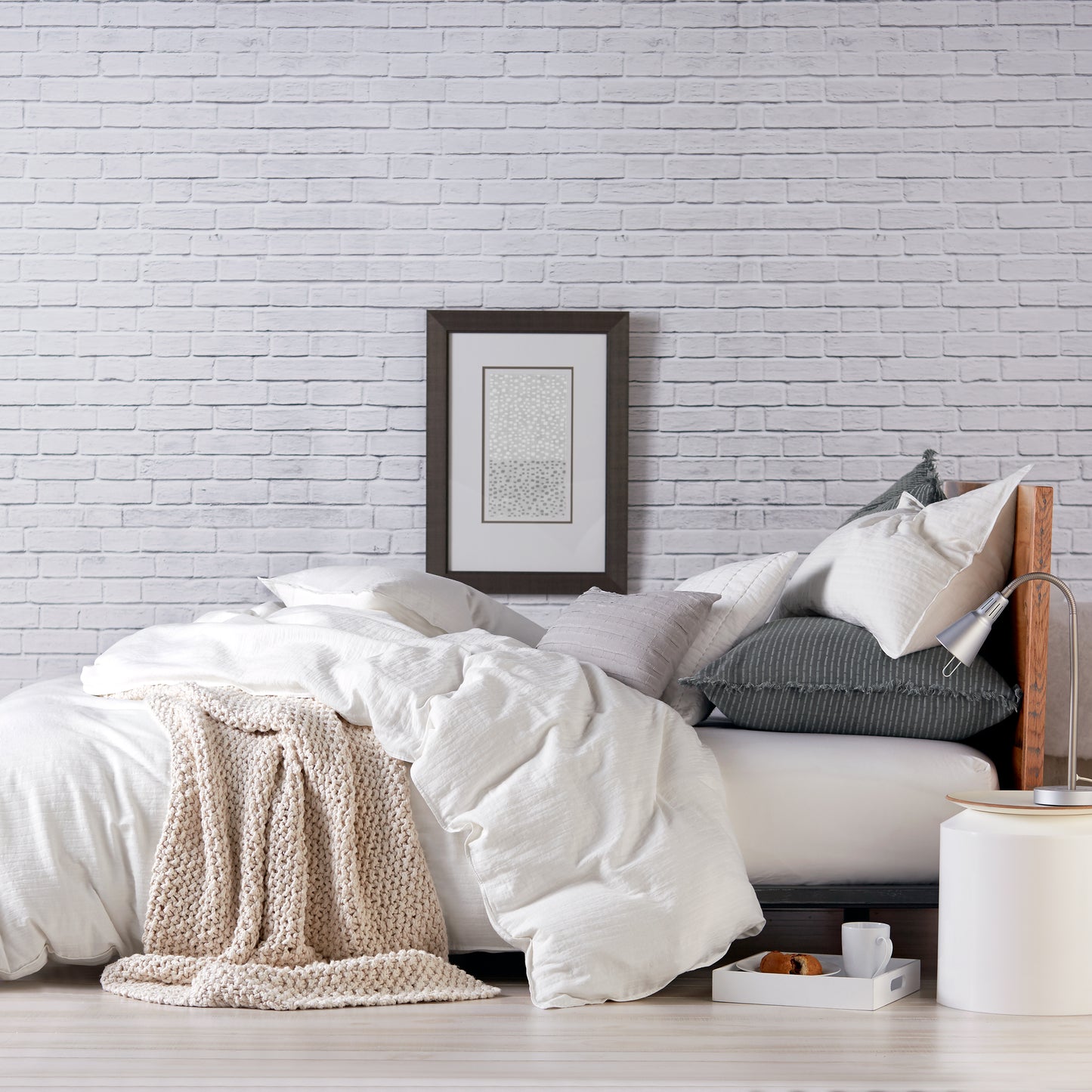 Pure Chunky Knit Throw