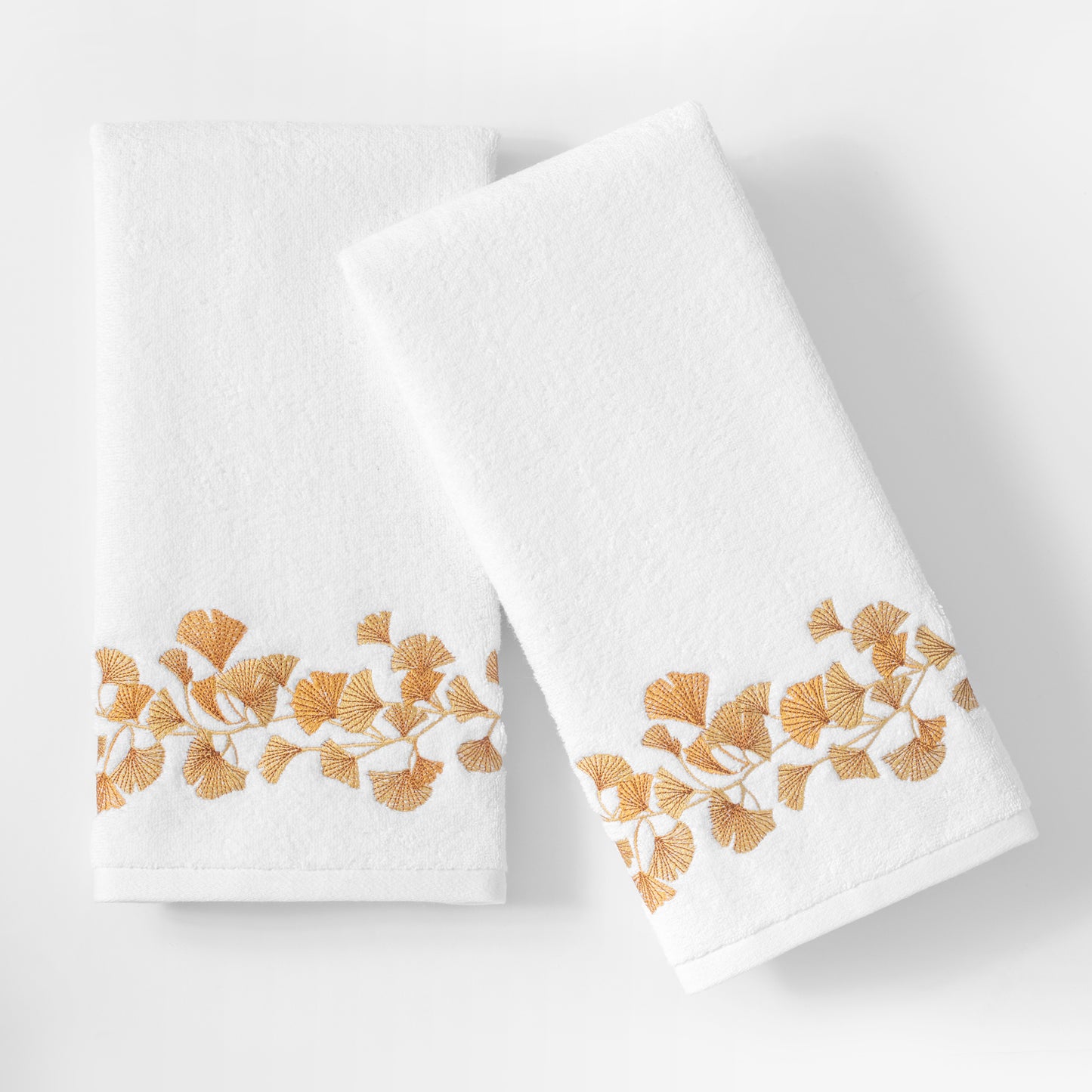Michael Aram Gingko Embroidered Guest Towel 2pc Set