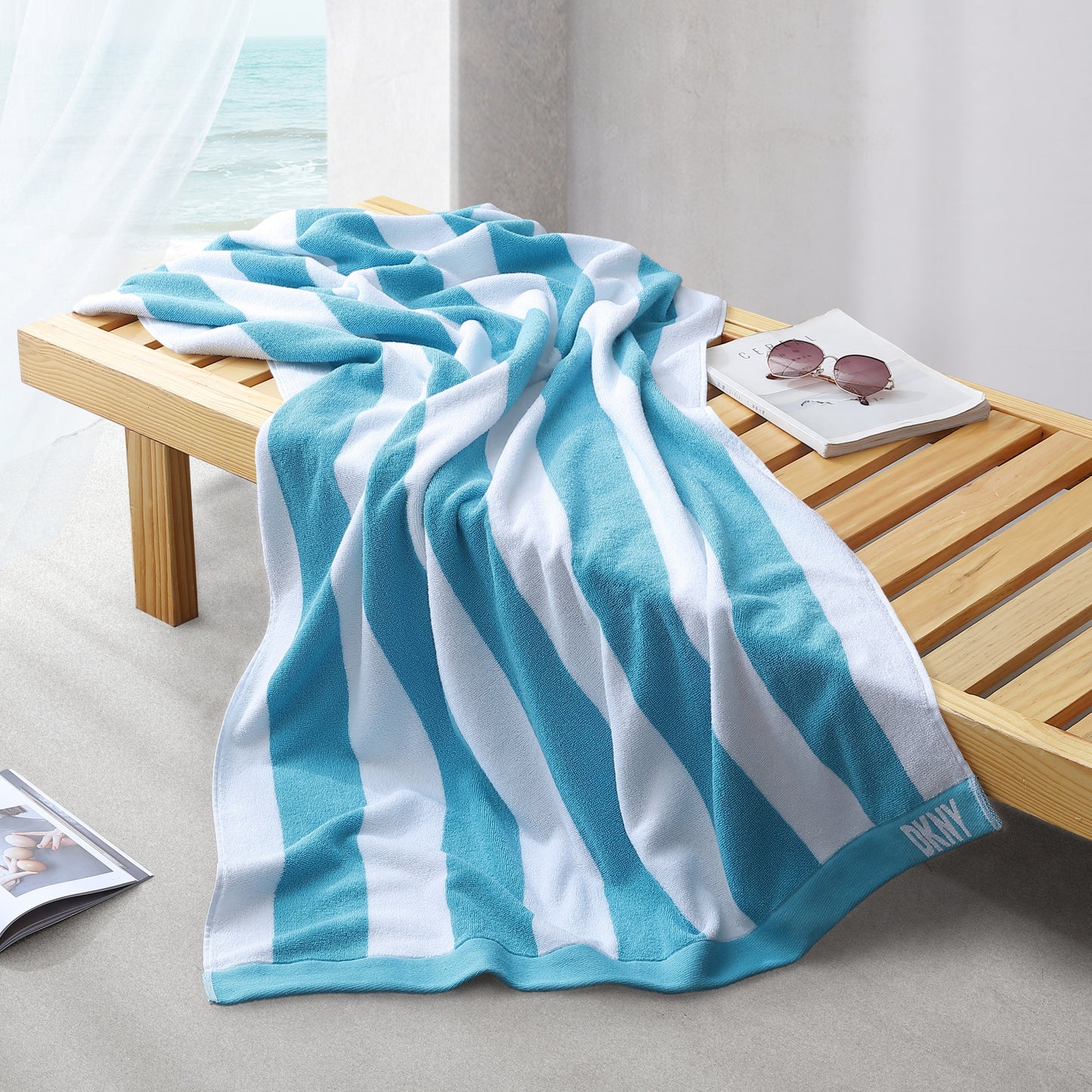 DKNY Cabana Stripe Beach Towel