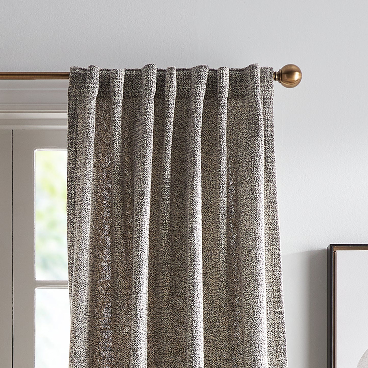 KARL LAGERFELD PARIS Cosette Curtain Panel Pair