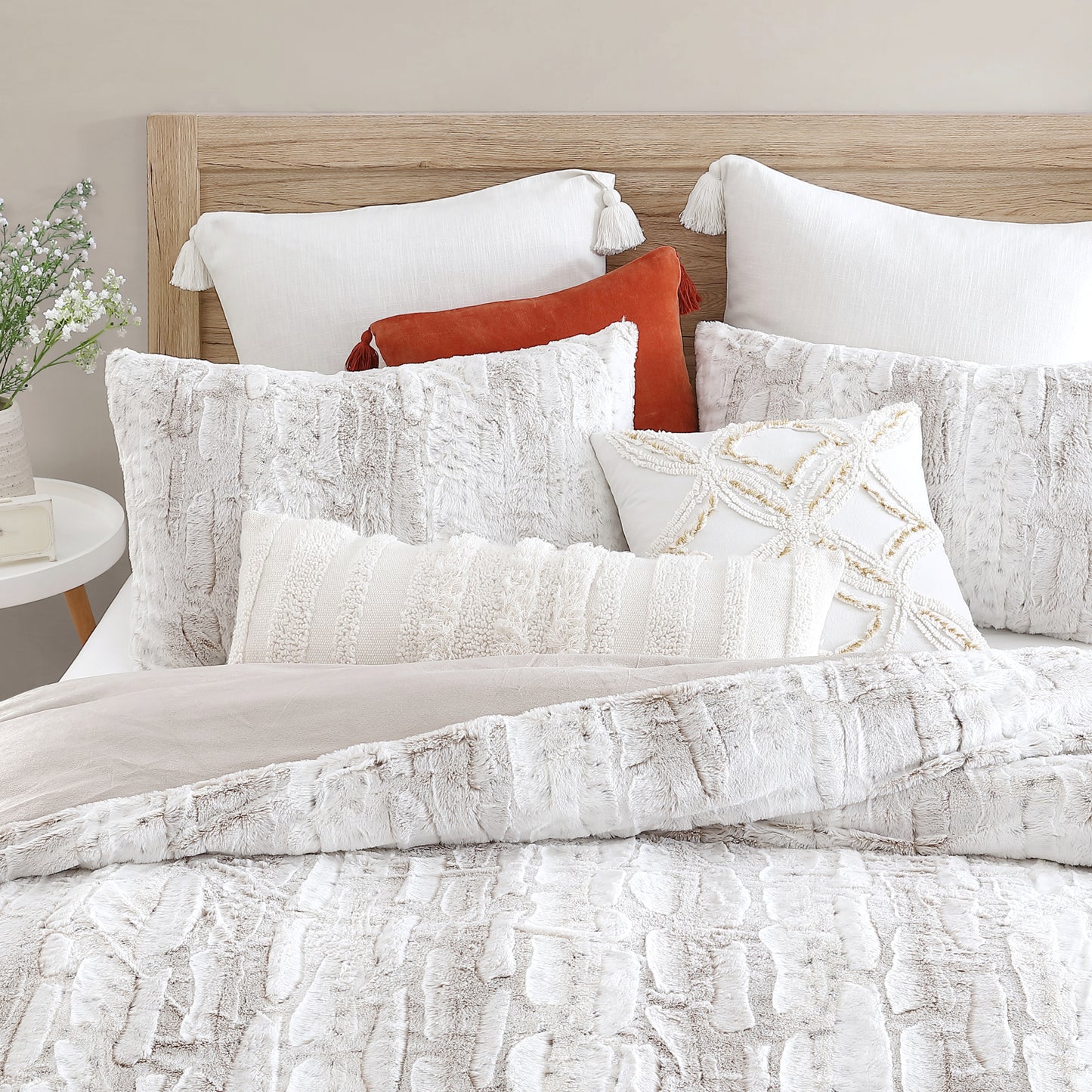 Peri Home Snow Leopard Comforter Set