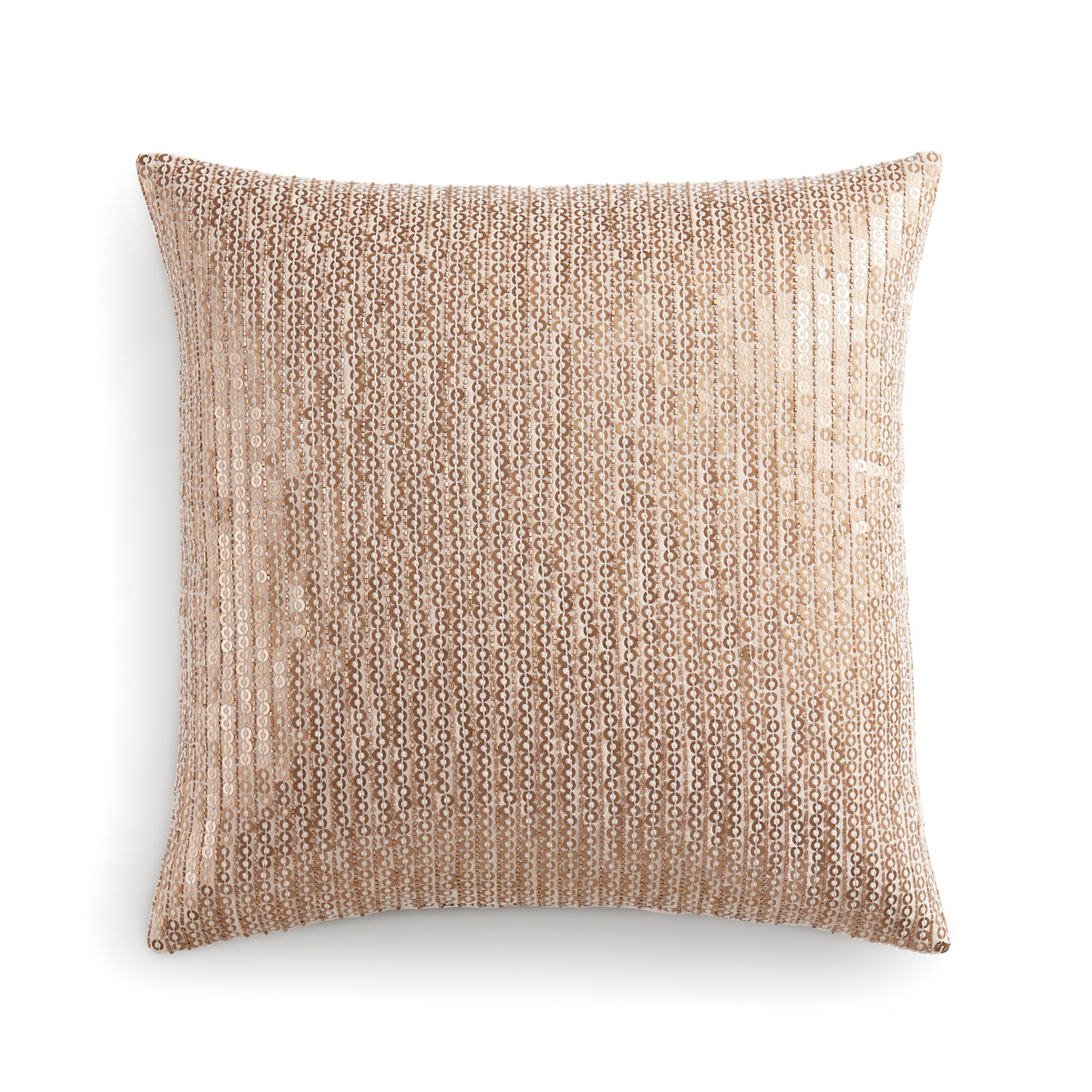 Donna Karan Home Copper Sequin Decorative Pillow