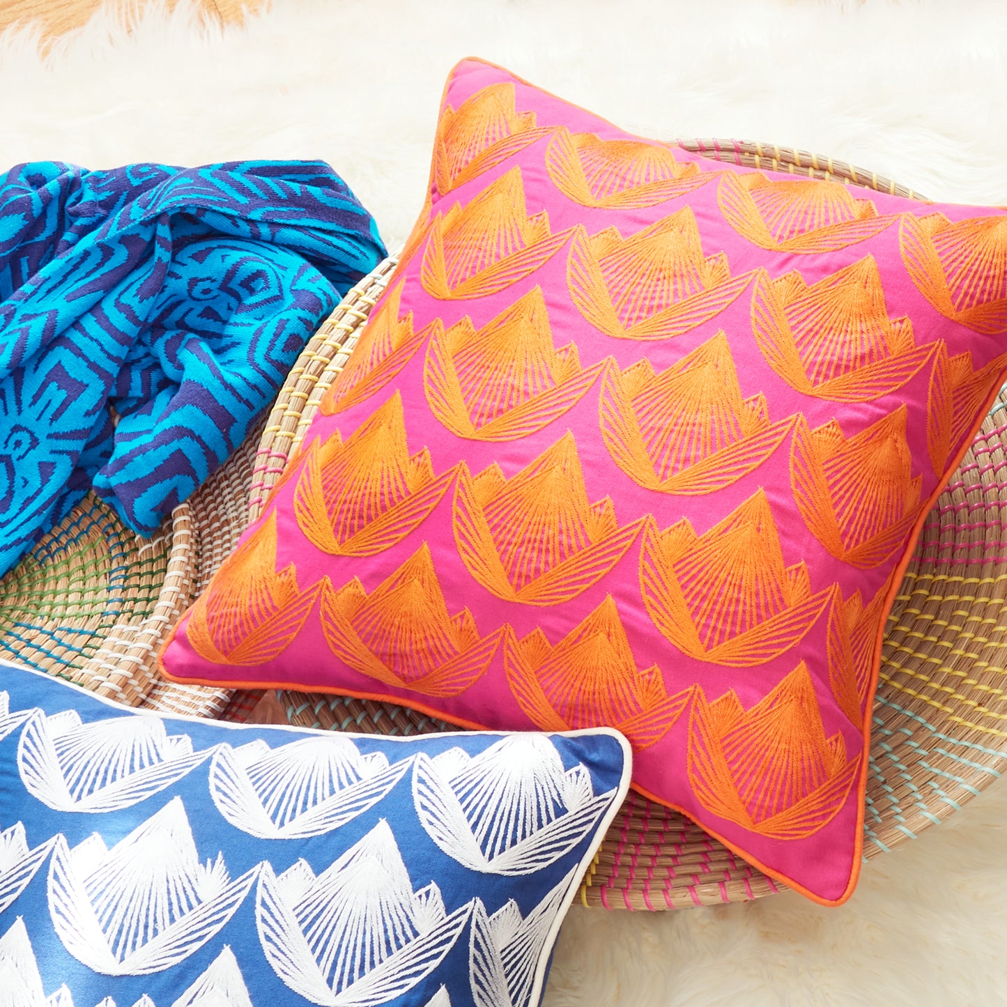 Rochelle Porter Lotus Decorative Pillow
