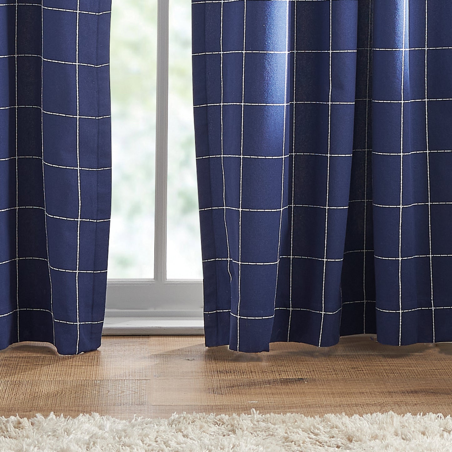 Tommy Hilfiger Big Check Blackout Curtain Panel Pair