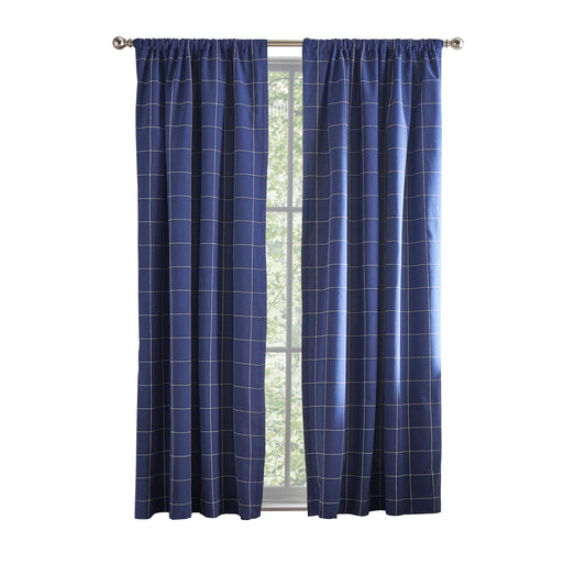 Tommy Hilfiger Big Check Blackout Curtain Panel Pair