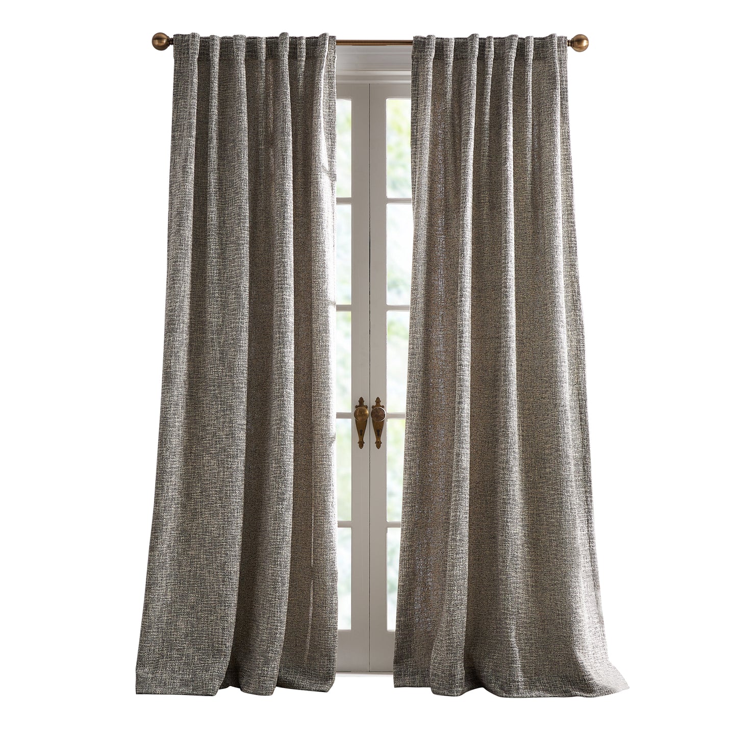 KARL LAGERFELD PARIS Cosette Curtain Panel Pair