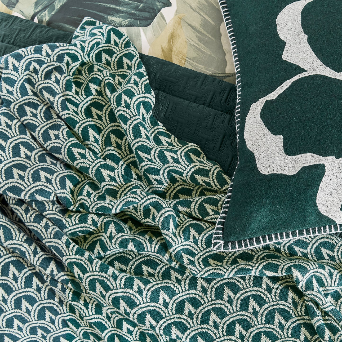 Ted Baker Wave Geo Knit Throw