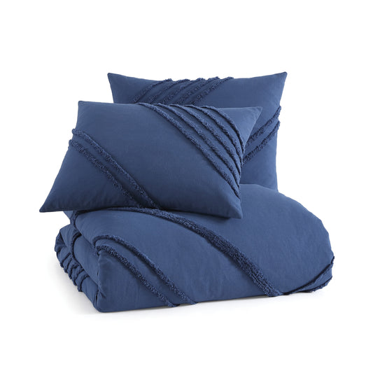 DKNY Chenille Block Duvet Set