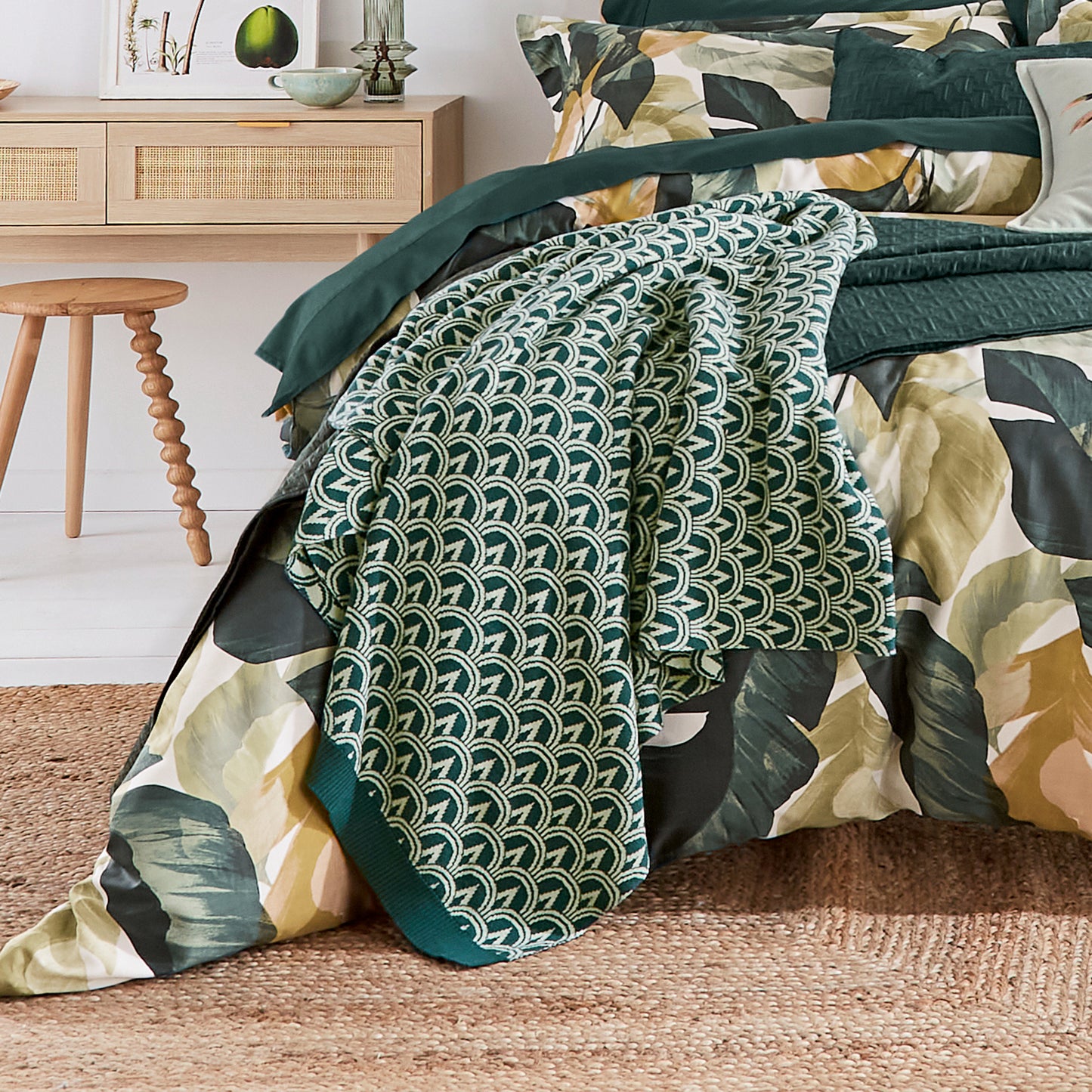 Ted Baker Wave Geo Knit Throw