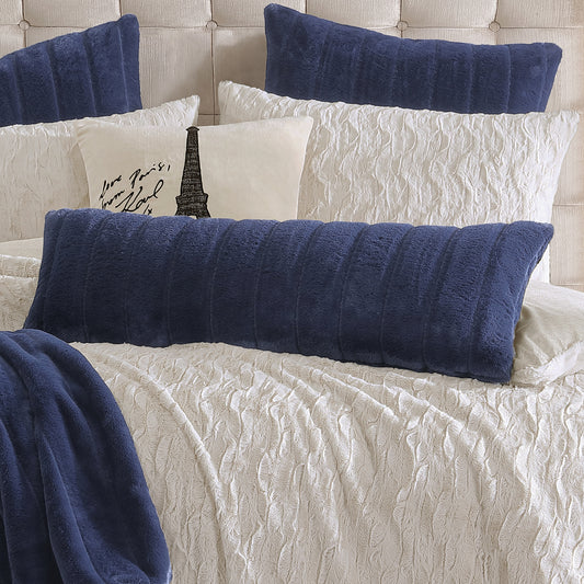 KARL LAGERFELD PARIS Channel Bunny Faux Fur Decorative Pillow