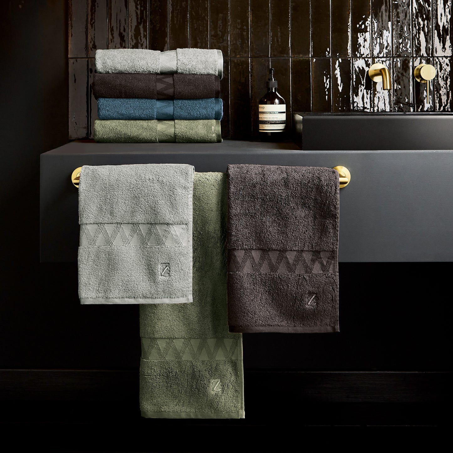 Zoffany Kanoko Plain Dye Towel