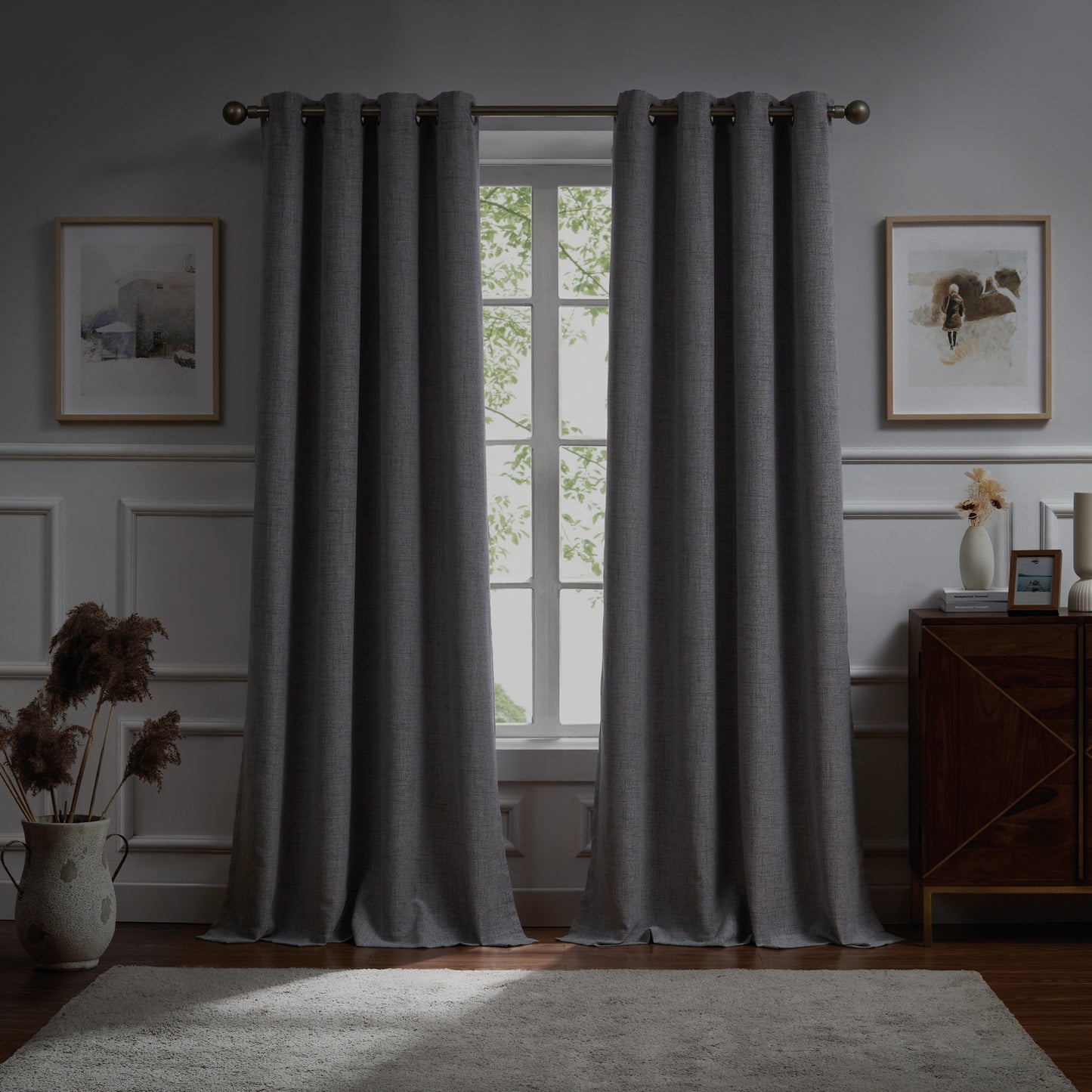 G.H. Bass & Co. Terrain Blackout Curtain Panel Pair
