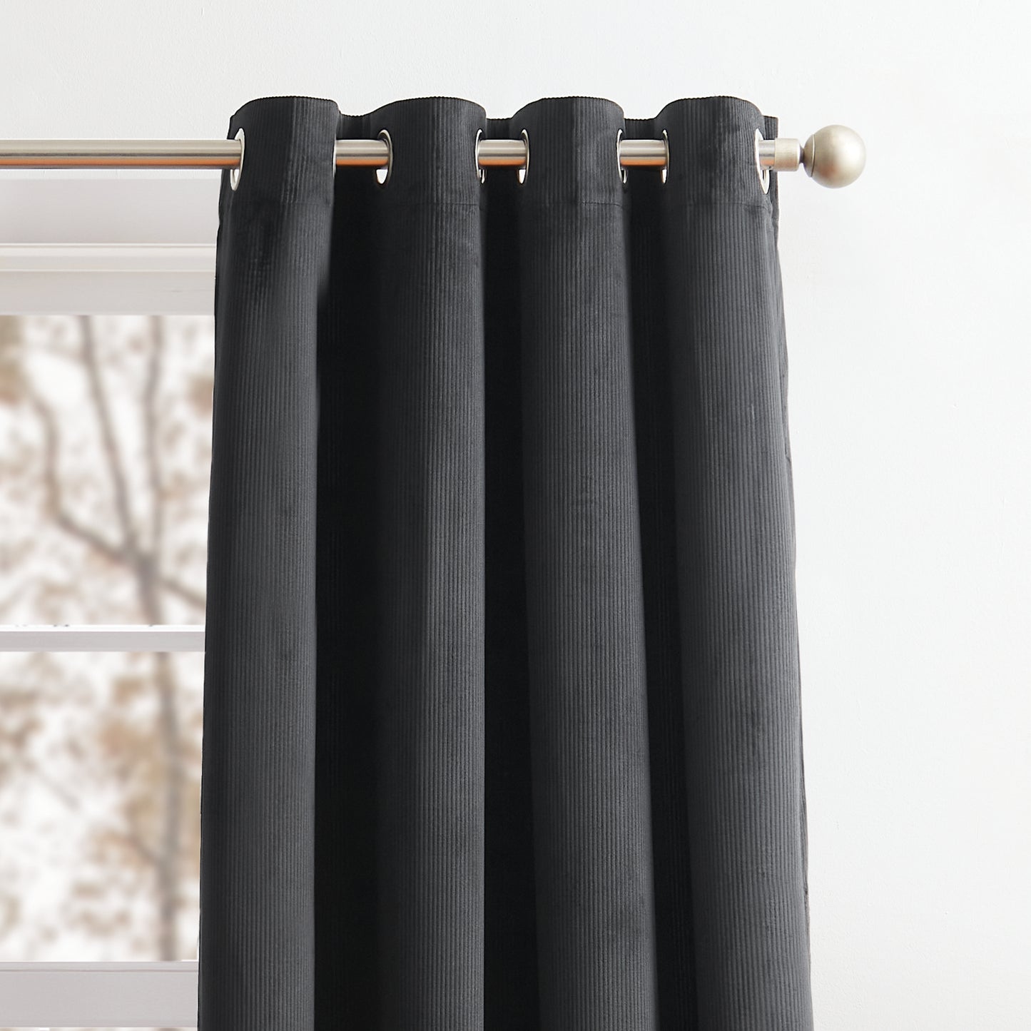 G.H. Bass & Co. Clark Corduroy Blackout Curtain Panel Pair