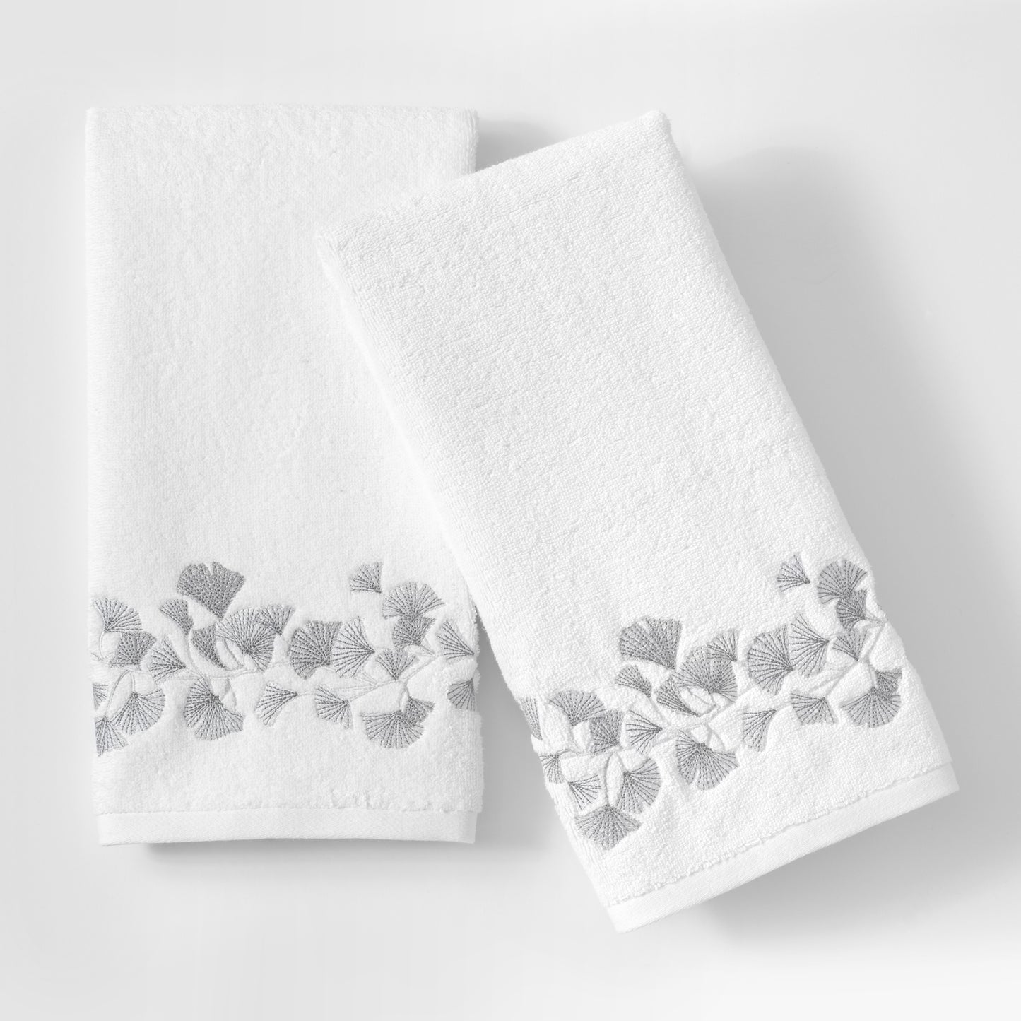 Michael Aram Gingko Embroidered Guest Towel 2pc Set