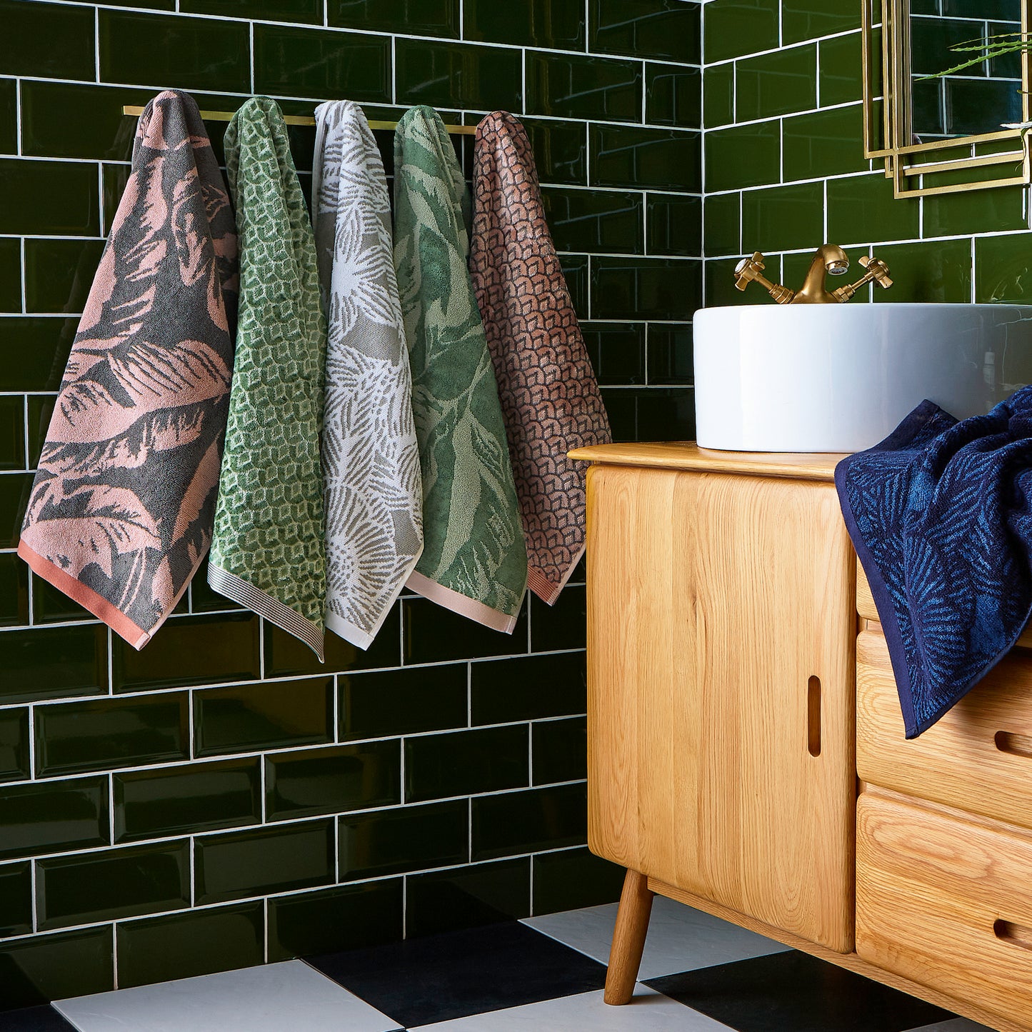 Ted Baker Wave Geo Towels