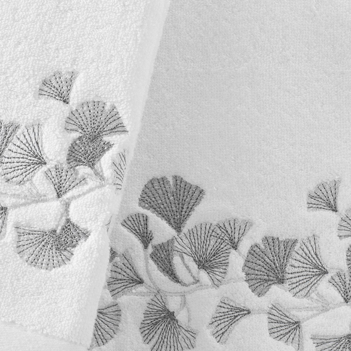 Michael Aram Gingko Embroidered Guest Towel 2pc Set