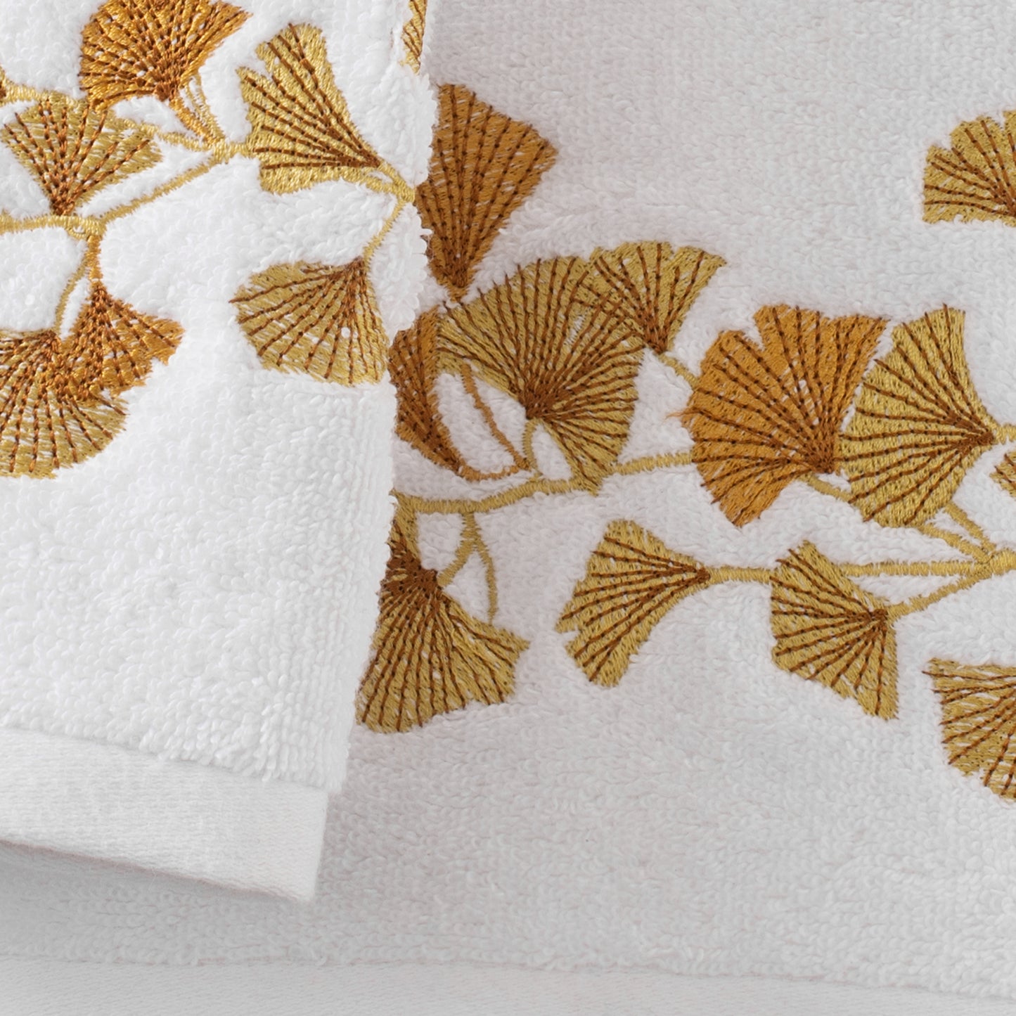 Michael Aram Gingko Embroidered Guest Towel 2pc Set