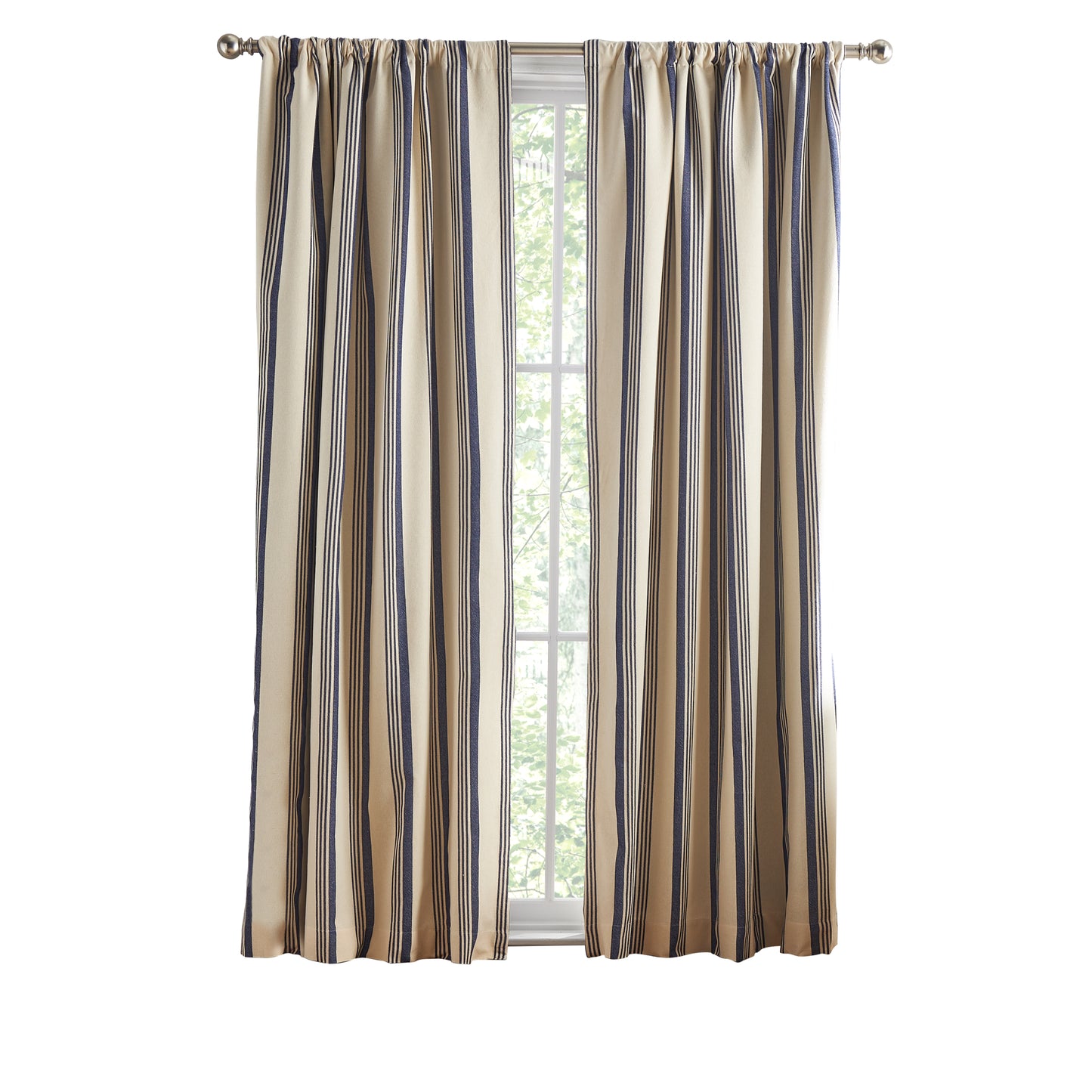 Tommy Hilfiger Bold Stripe Blackout Curtain Panel Pair