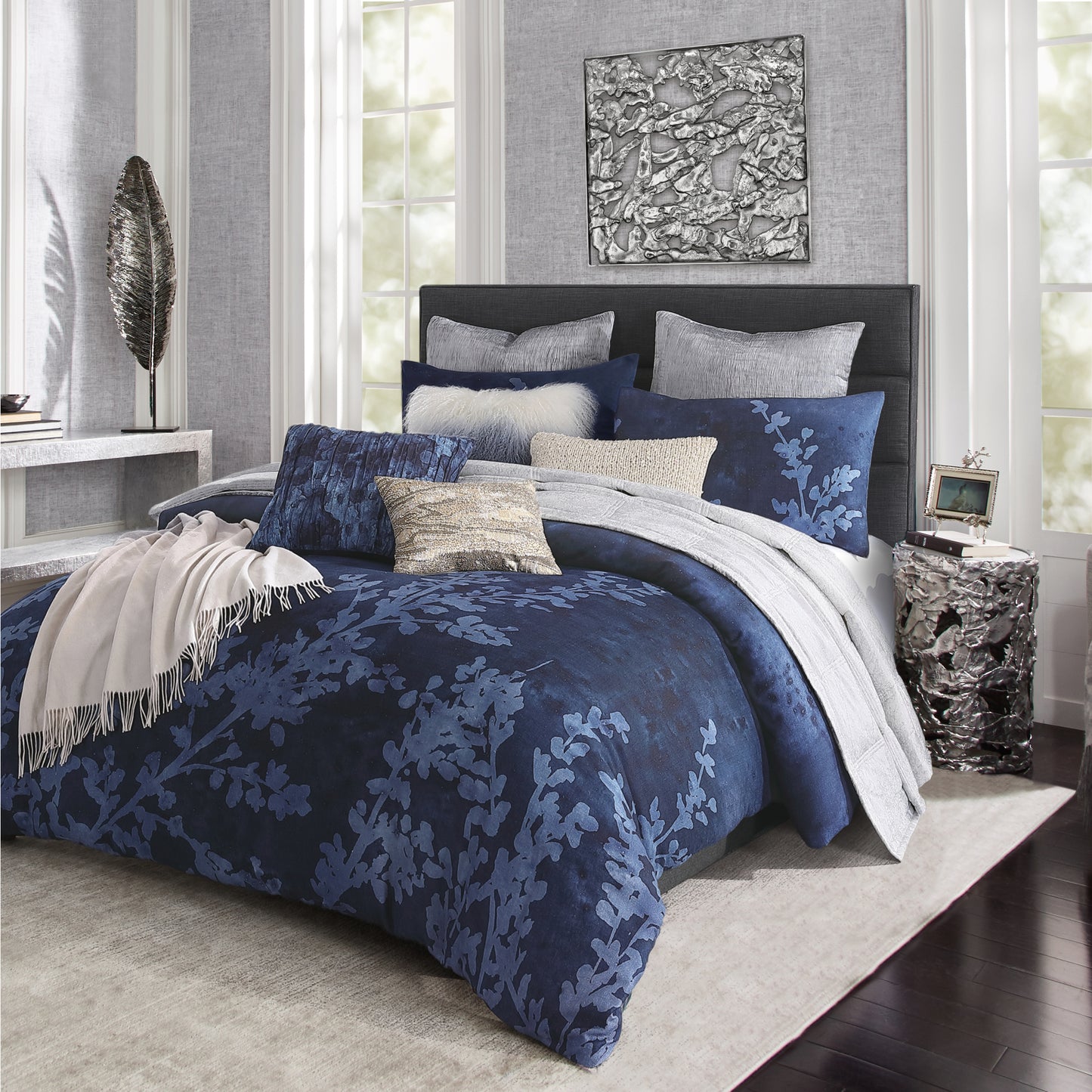 Michael Aram Shadow Branch Duvet Collection