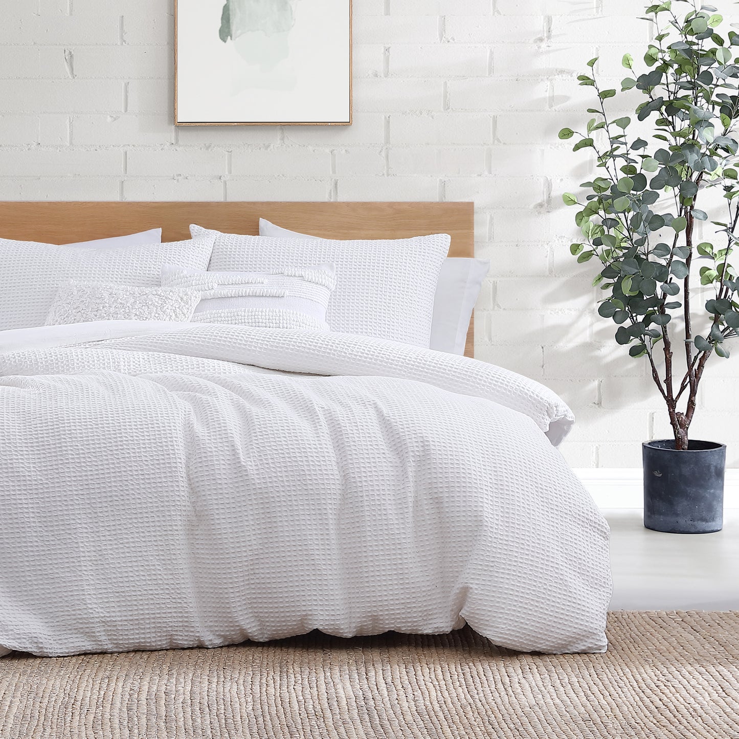 DKNY Modern Waffle Comforter Set