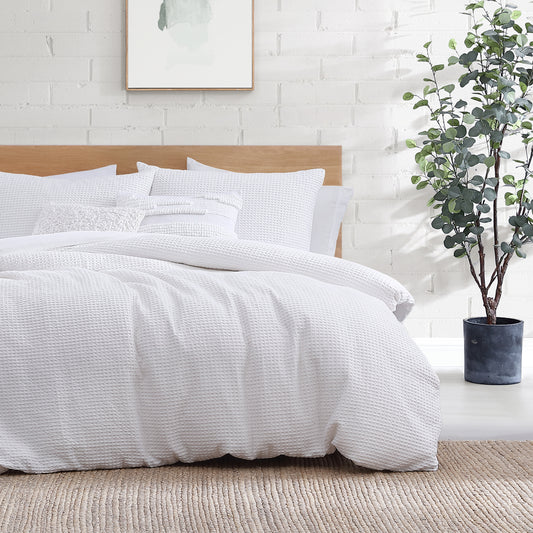 DKNY Modern Waffle Duvet Set