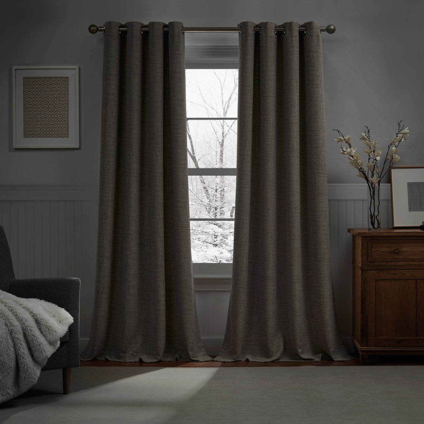 G.H. Bass & Co. Terrain Blackout Curtain Panel Pair