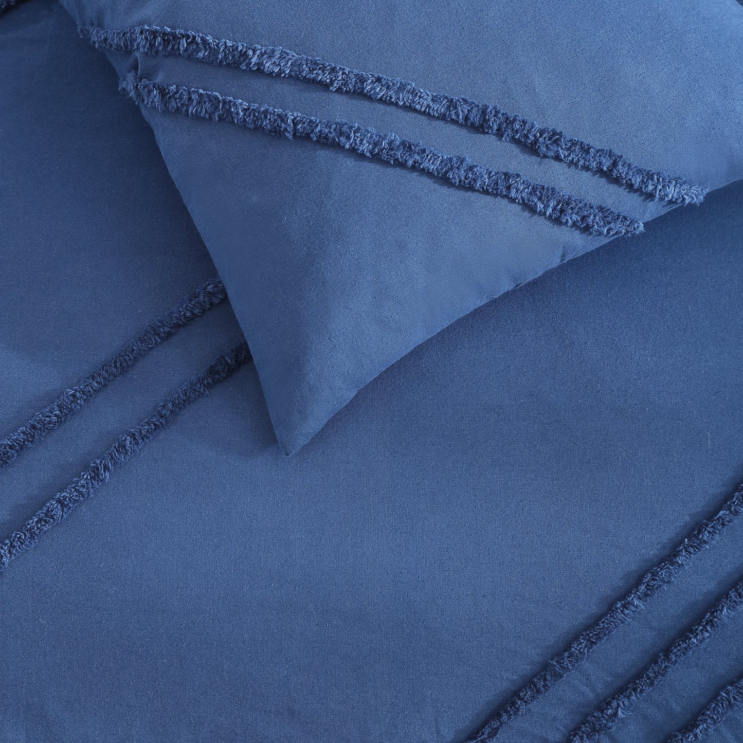 DKNY Chenille Block Duvet Set