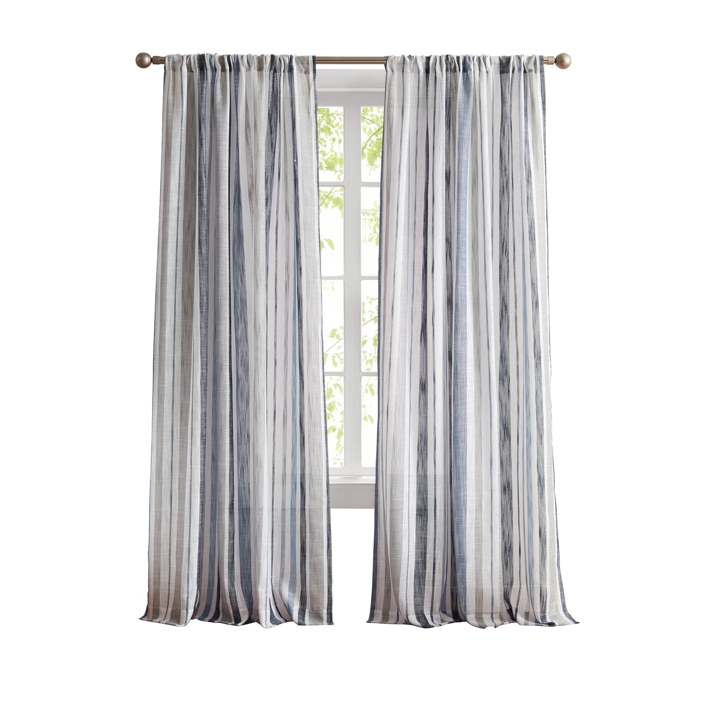 G.H. Bass & Co. Bay Stripe Curtain Panel Pair
