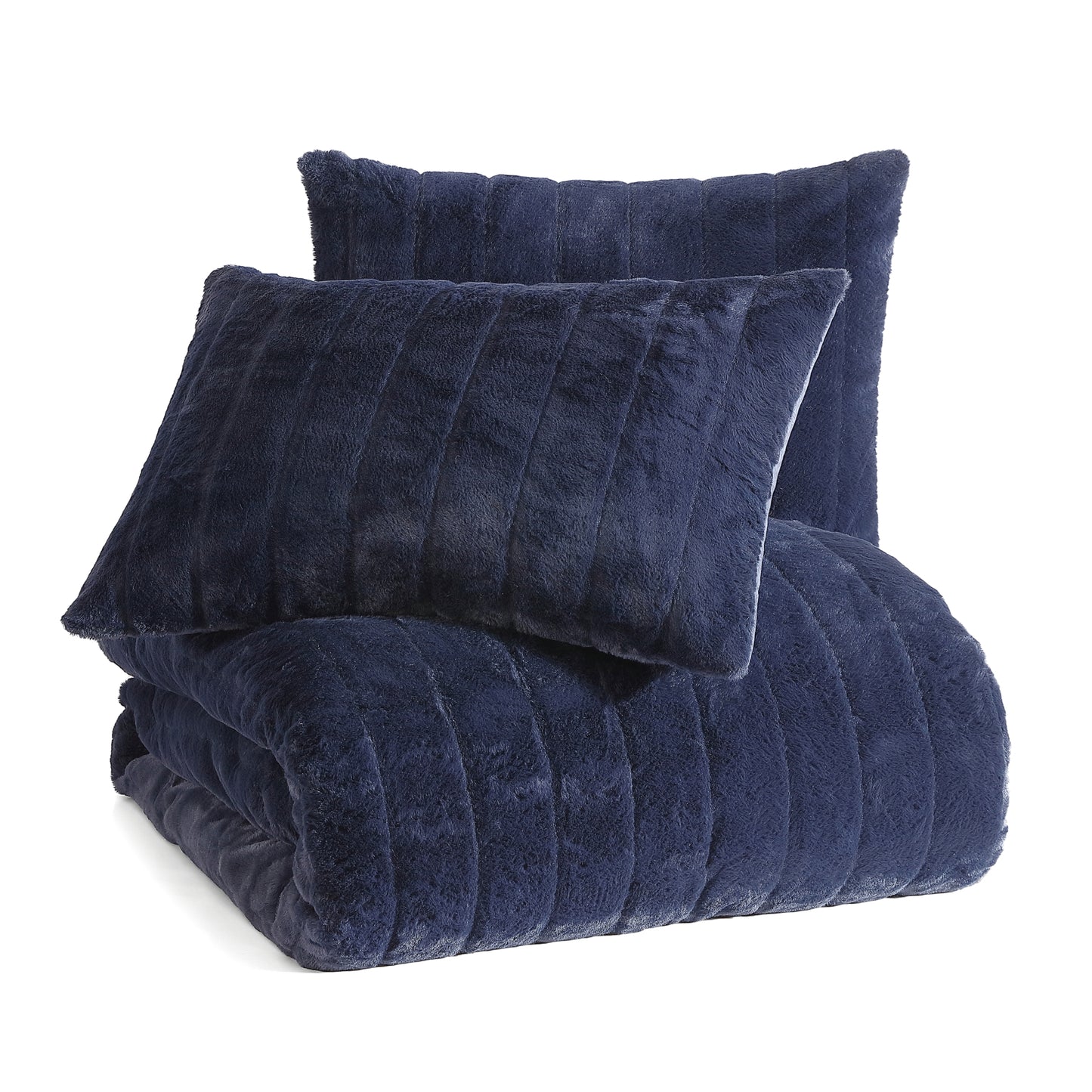 KARL LAGERFELD PARIS Channel Bunny Faux Fur Comforter Set