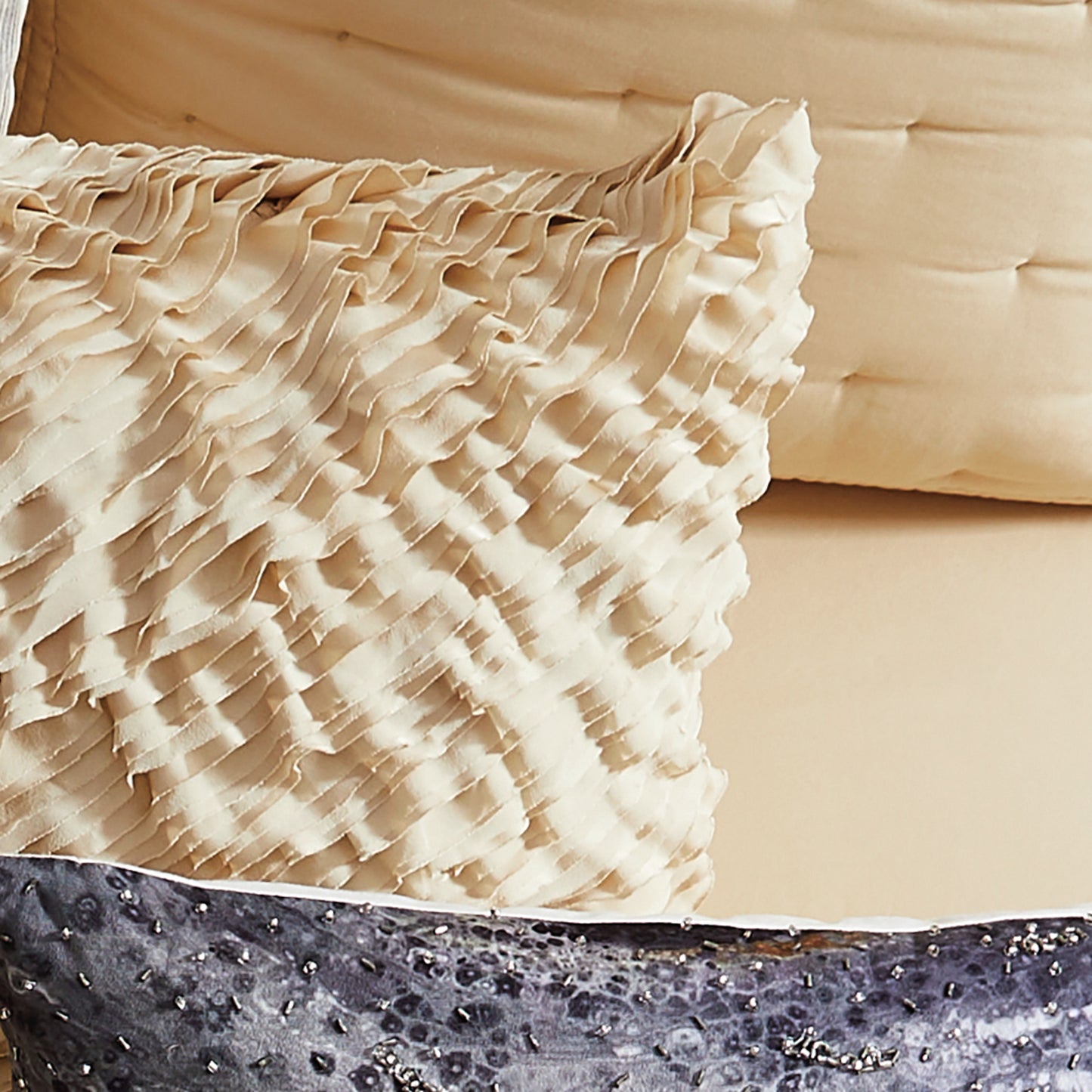 Donna Karan Home Ruffle Decorative Pillow