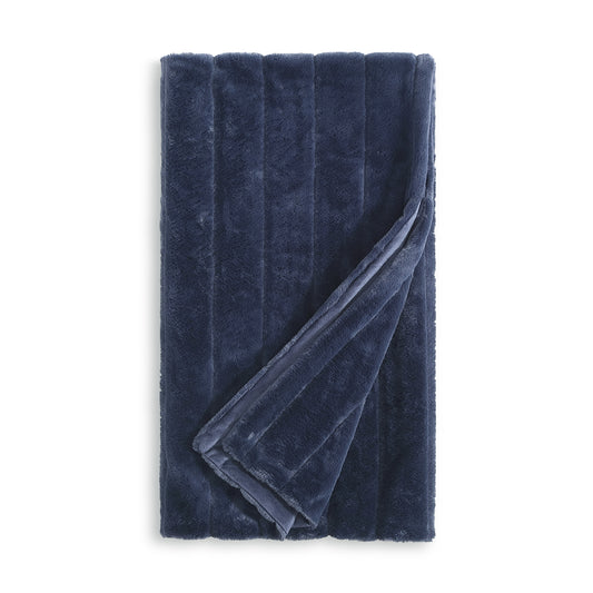 KARL LAGERFELD PARIS Channel Bunny Faux Fur Throw