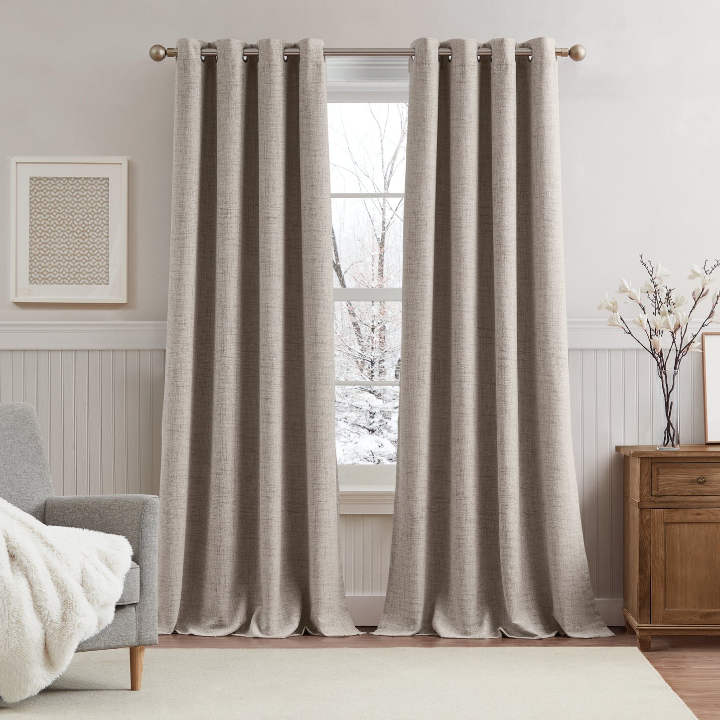G.H. Bass & Co. Terrain Blackout Curtain Panel Pair