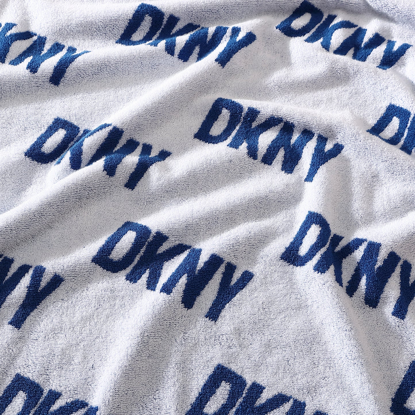 DKNY All Over Logo Beach Towel