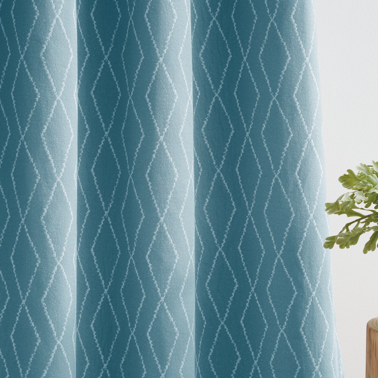 G.H. Bass & Co. River Diamond Blackout Curtain Panel Pair