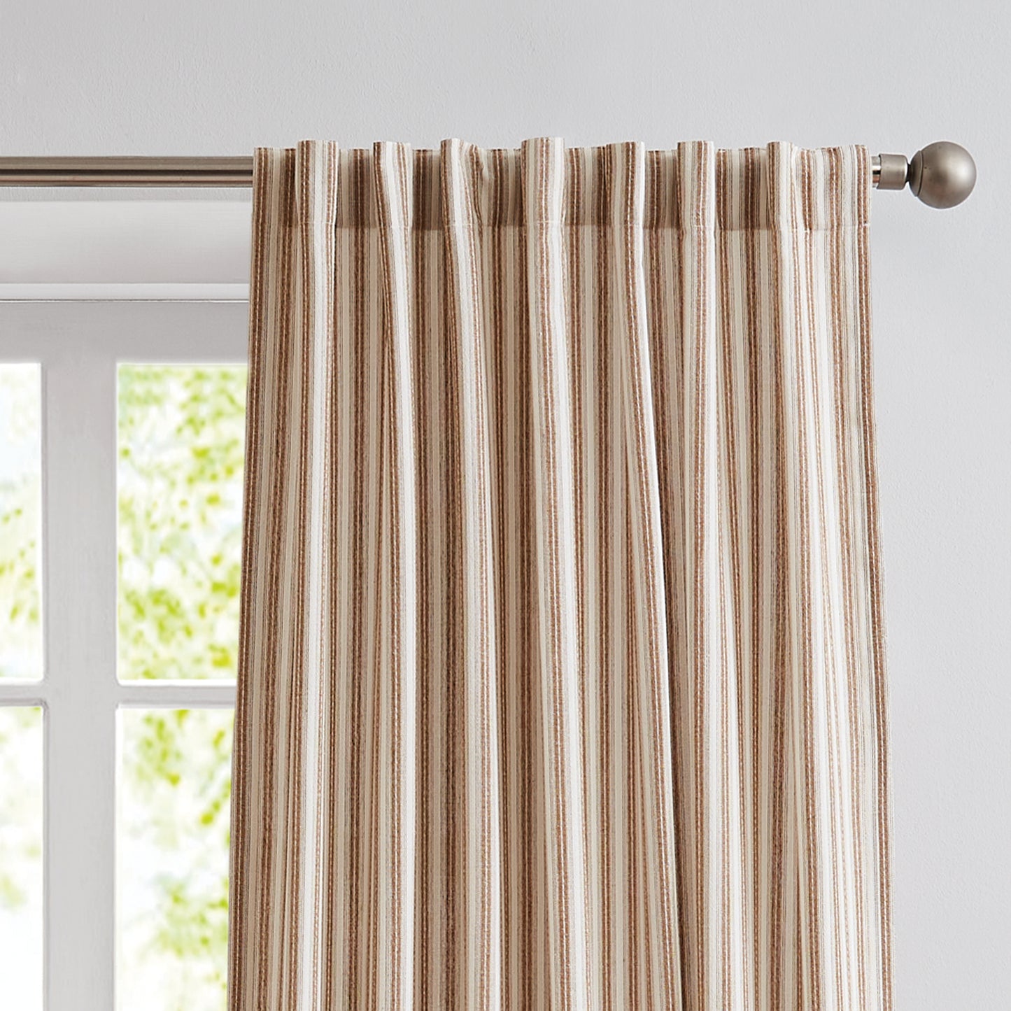 G.H. Bass & Co. Peak Stripe Curtain Panel Pair