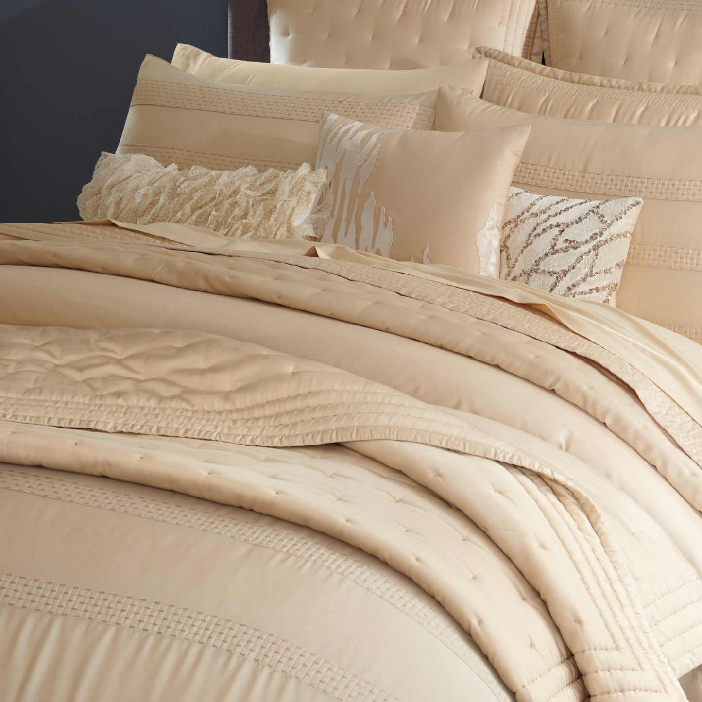 Donna Karan Silky Quilted Throw