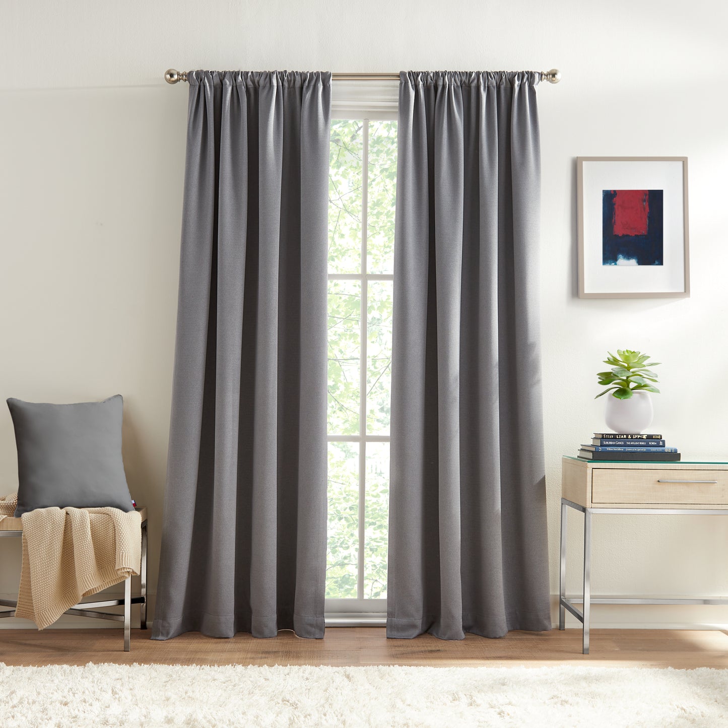 Tommy Hilfiger Dawson Thermal Curtain Panel Pair