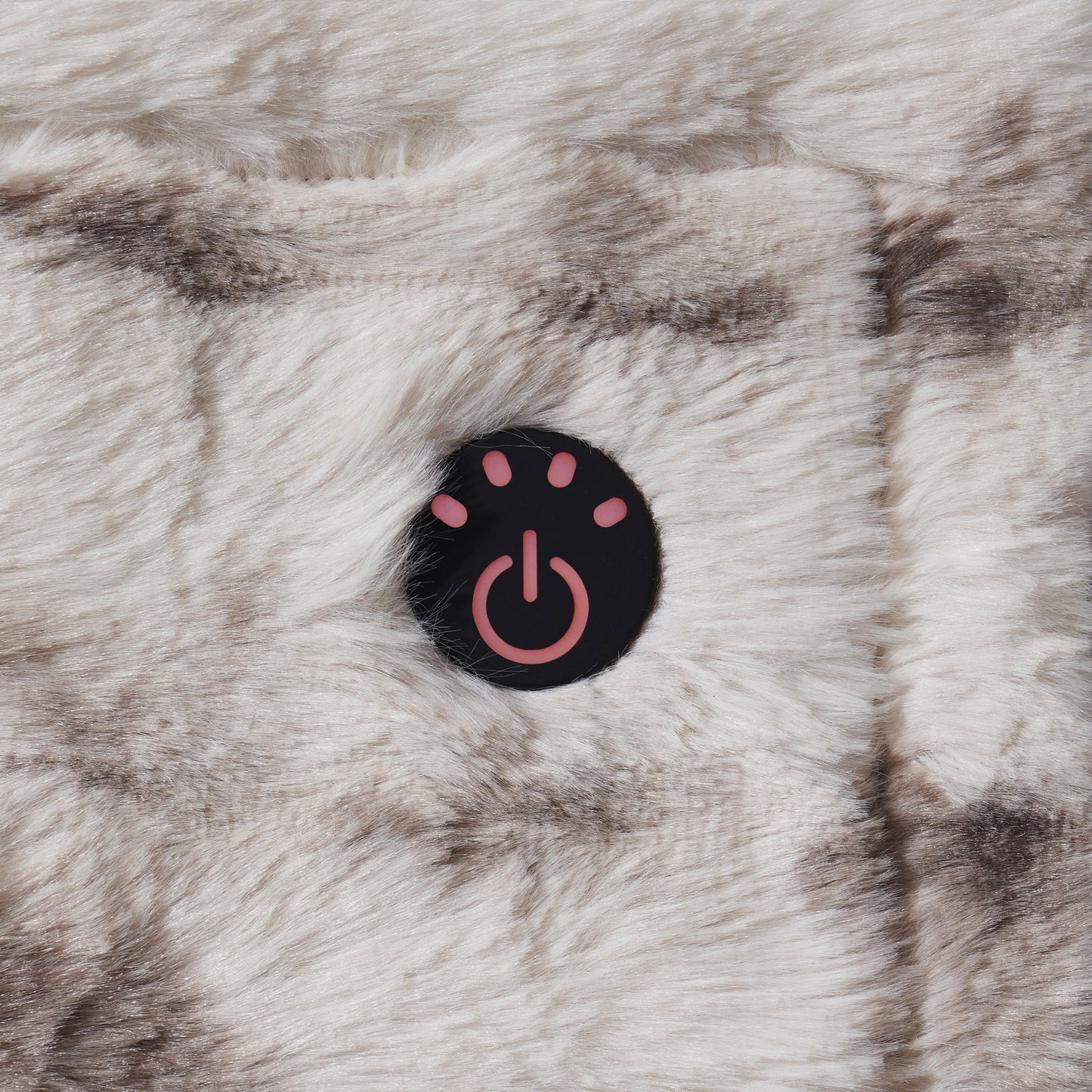 Brookstone Luxe Faux Fur Heated Throw