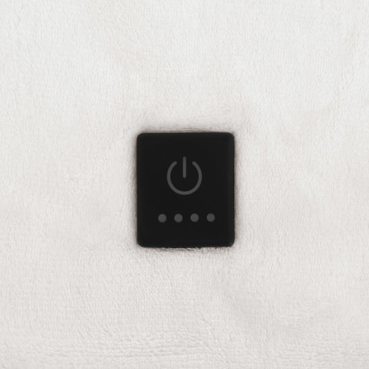 Brookstone Oversized Printed Plush Heated Throw