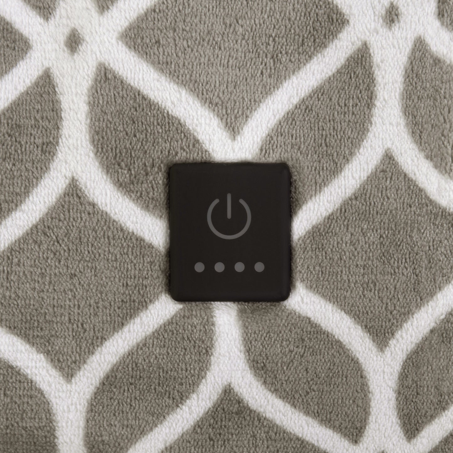 Brookstone Printed Cozy Heated Plush Throw