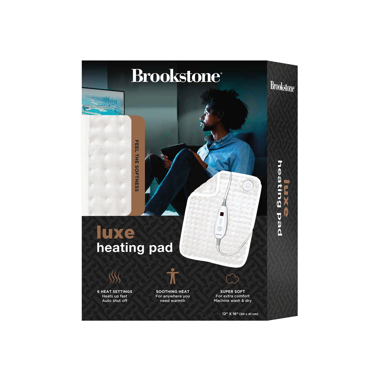 Brookstone Luxe Heating Pad
