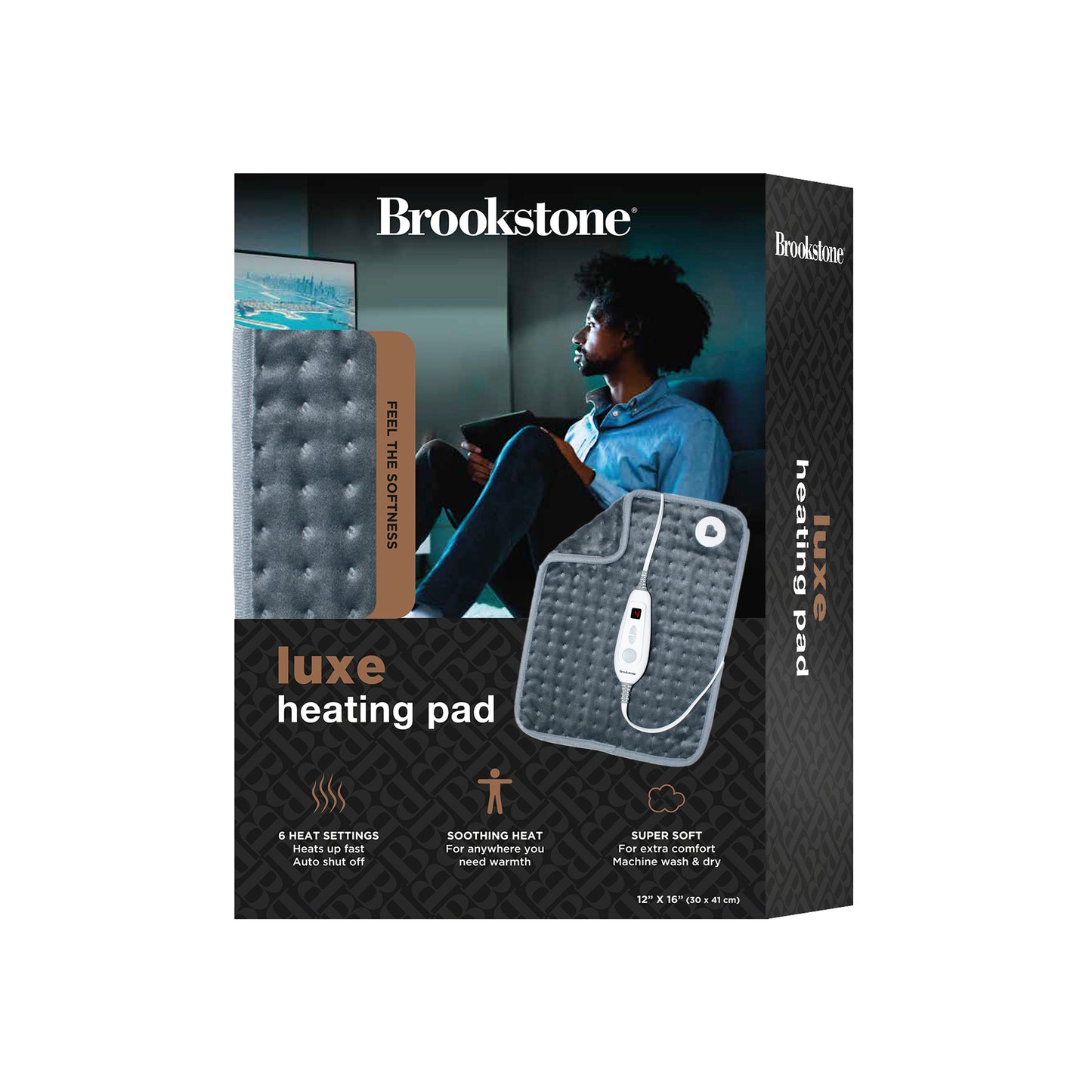 Brookstone Luxe Heating Pad