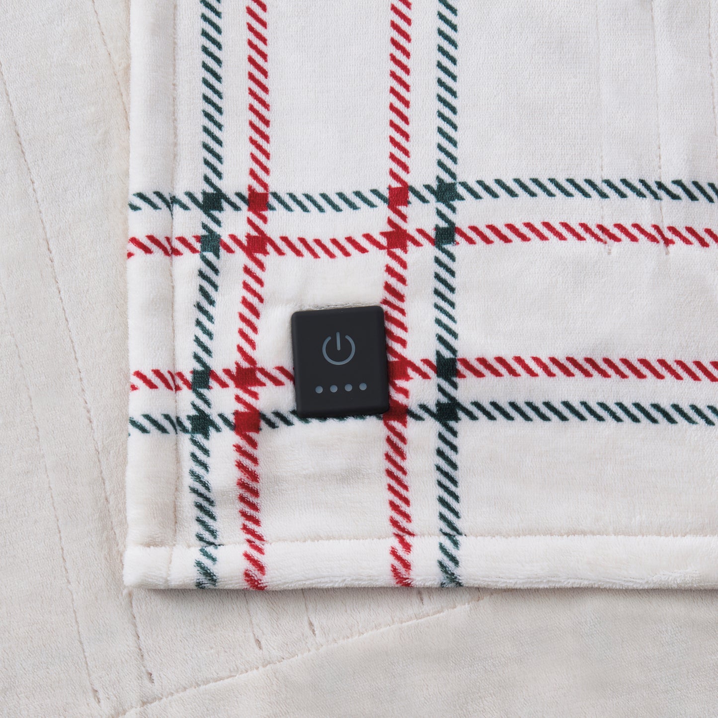 Brookstone Cozy Heated Plush Throw